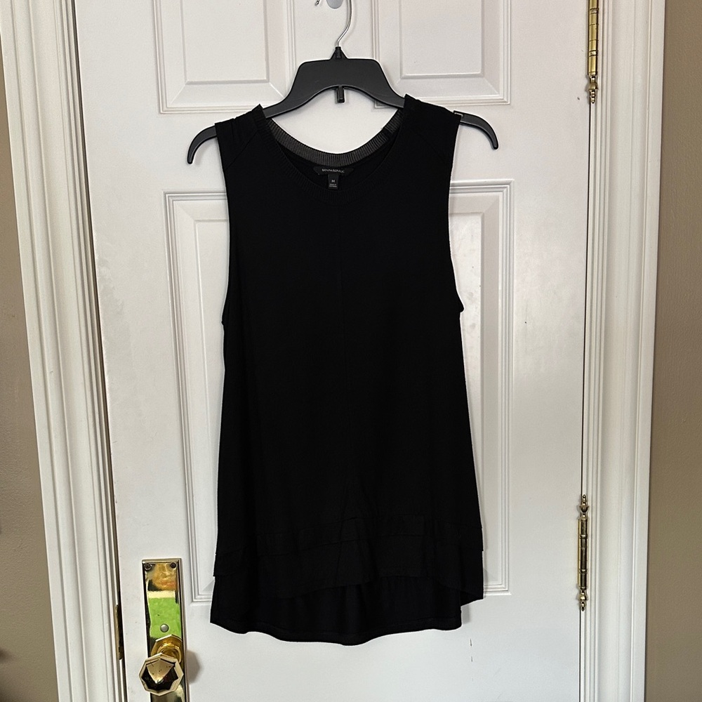 Sleeveless Black Women’s Tank Top - Brand Unknown